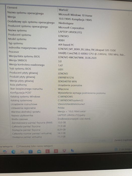 Laptop Lenovo Ideapad 320 Intel Core  i3