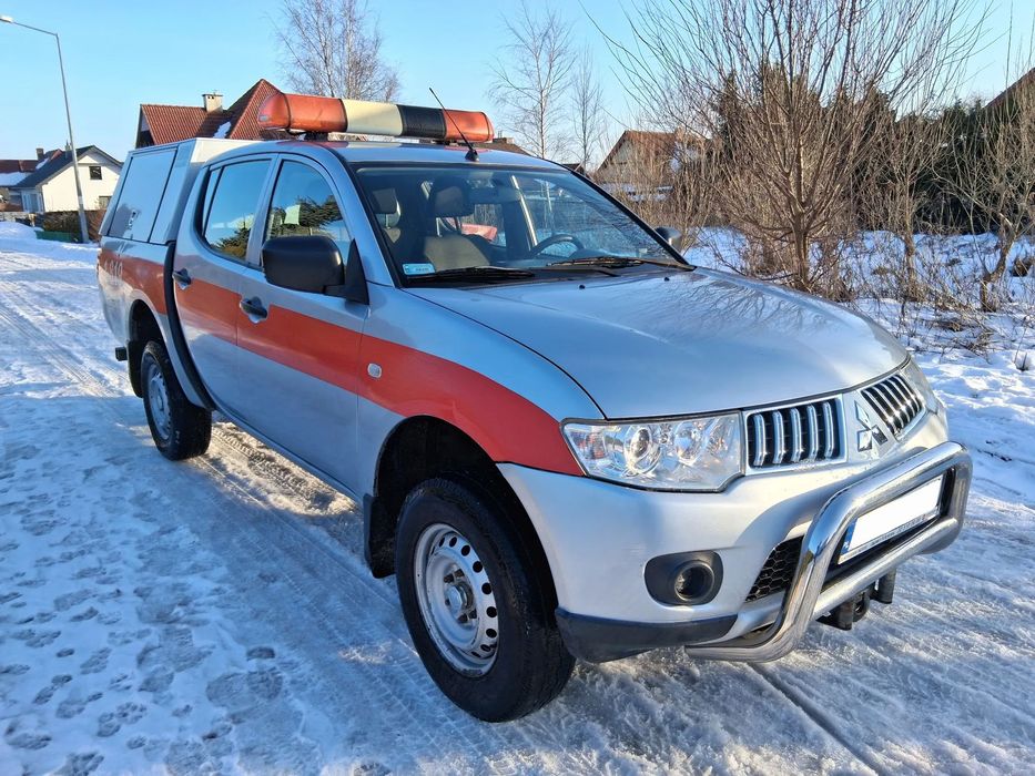 Mitsubishi L200 2.5 DiD 136 KM, 4x4, 2012 Rok PL. Salon Fak.Vat 23% OSP Straż Pożarna