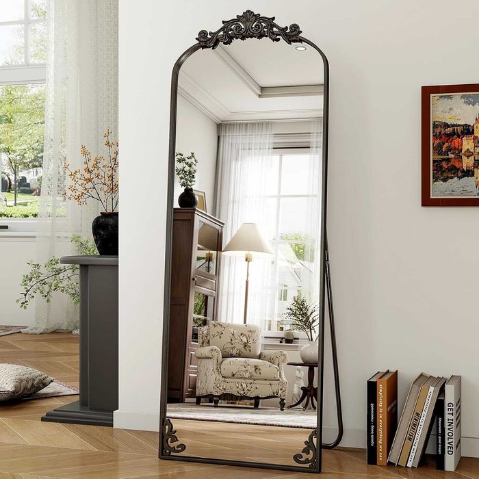 Nowe lustro / półokrągłe / 180x70cm / ozdobne / stojące / lusterko / vintage / R359!