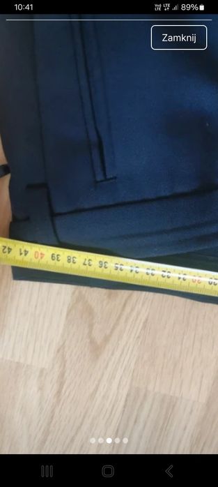Spodnie gabardynowe policji pas 84 wzrost ok 176- 180