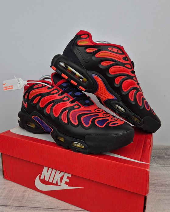 Nike Air Max Plus TN 43 Czarne Czerwone Fioletowe Męskie Buty