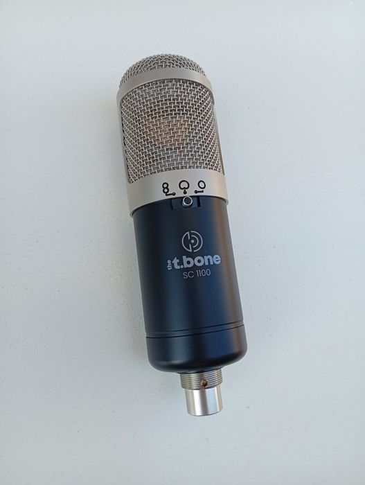Microfone condensador T.bone Sc1100 Novo !