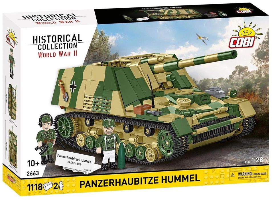 Panzerhaubitze Hummel Trzmiel pudełko,305x70 mm