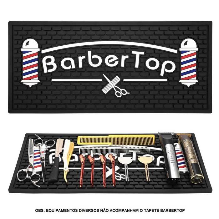 Tapete de Barbearia 45X20CM Novos