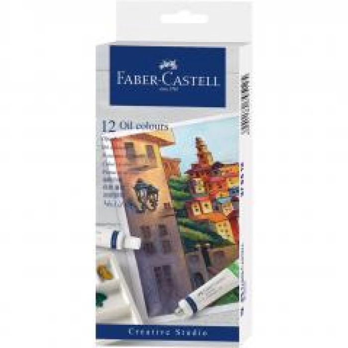 Farby olejne Creative Studio 12 kolorów x 9ml Faber Castell blister,