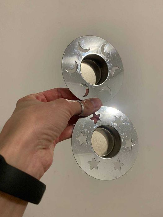 Металлические подсвечники Звёзды и Луна