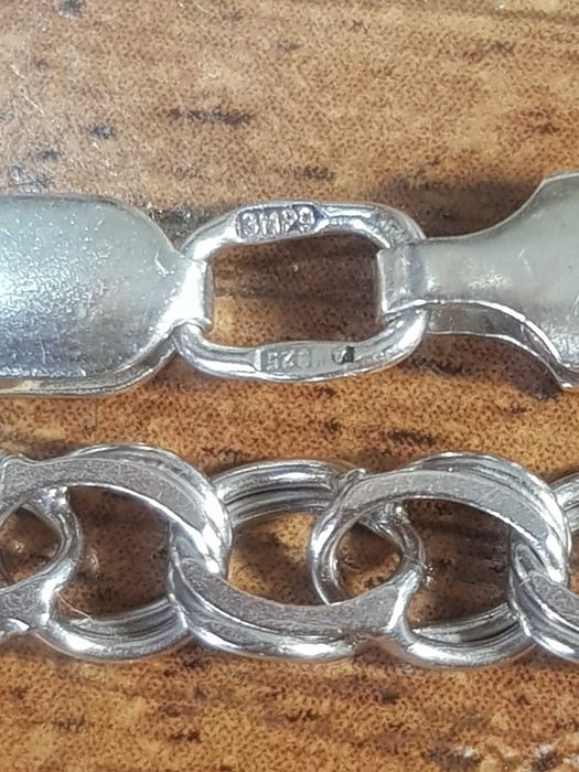 Мужская серебряная цепочка