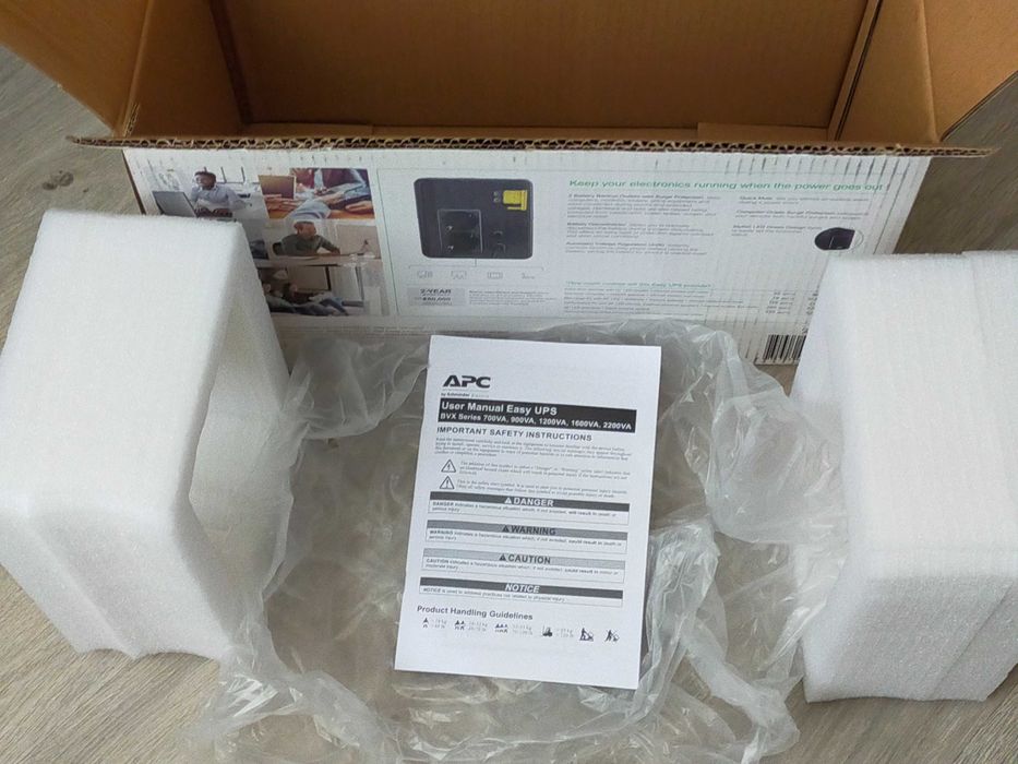 ДБЖ, ИБП, APC Easy UPS 900VA, Schuko (BVX900LI-GR), Безперебійник