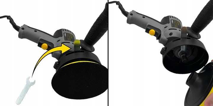 Maszyna do polerowania lakieru auta zestaw padów