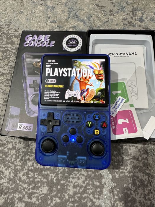 Nowa konsola do gier retro R36S Linux 128 GB Nintendo PSX PSP Gameboy