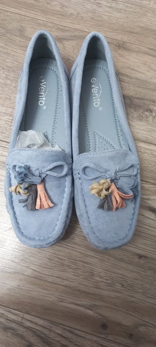 Buty damskie półbuty mokasyny