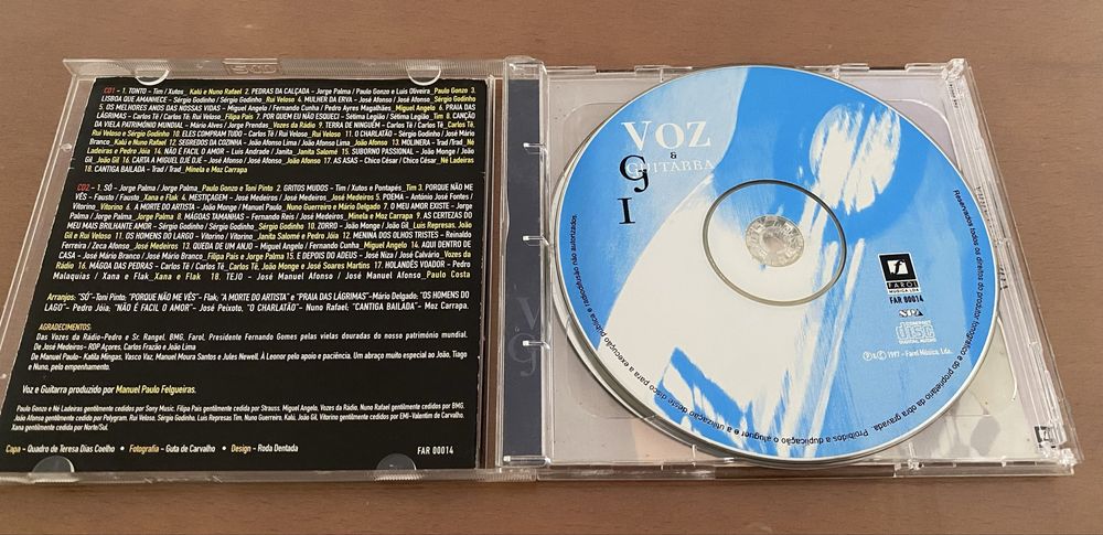 Album CD duplo - Voz & Guitarra - Como novo