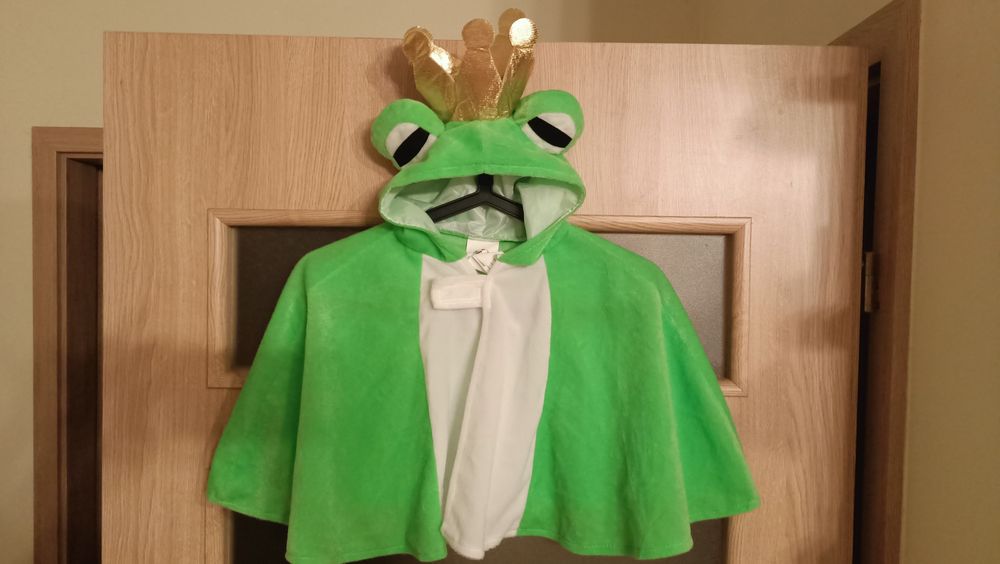 Strój kostium przebranie peleryna żabki żabka