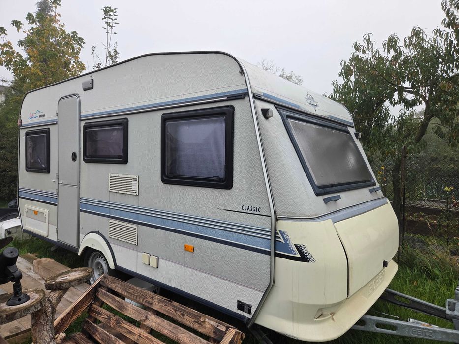 przyczepa kempingowa Hobby Classic 10F r. prod.1993