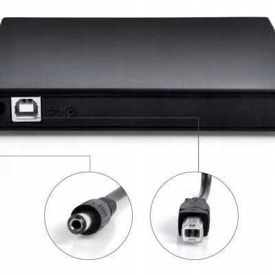 ZEWNĘTRZNY przenośny napęd nagrywarka odtwarzacz płyt do laptopa PC