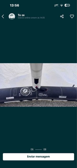 Kitesurf core XR6 12 m Com barra Pro 2.