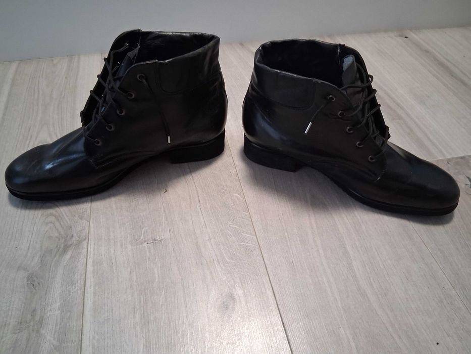 Buty skórzane Strażackie PRL NOWE