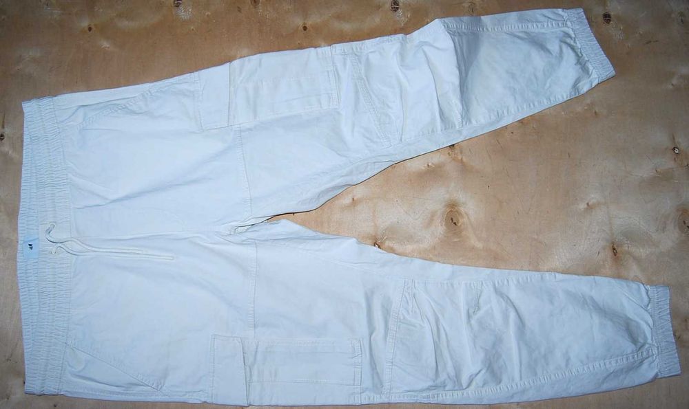 H and M XL pas 98 do 106 świetne bojówki męskie jak nowe z elastanem