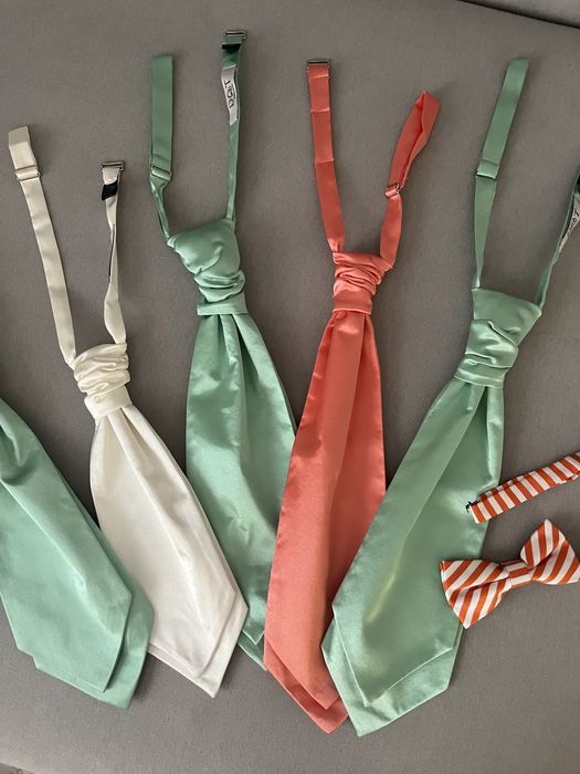 Краватки,метелик Англія(фісташкова,оранжева,кремова)