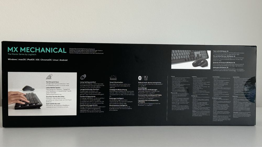 Клавіатура бездротова механічна Logitech MX Illuminated Performance