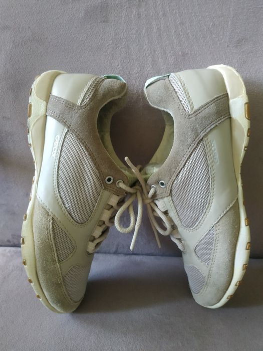 Кроссовки geox,кожа
