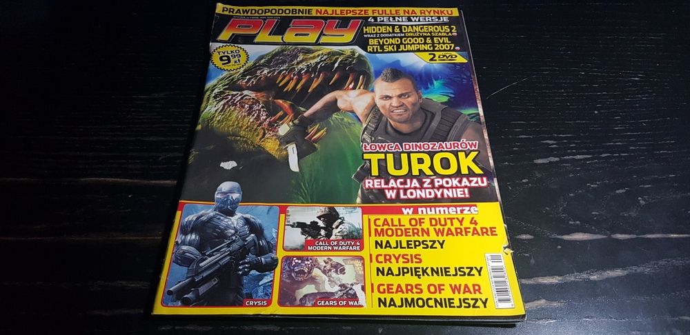 Czasopismo PLAY numer 1 z 2008 roku z PLAKATEM