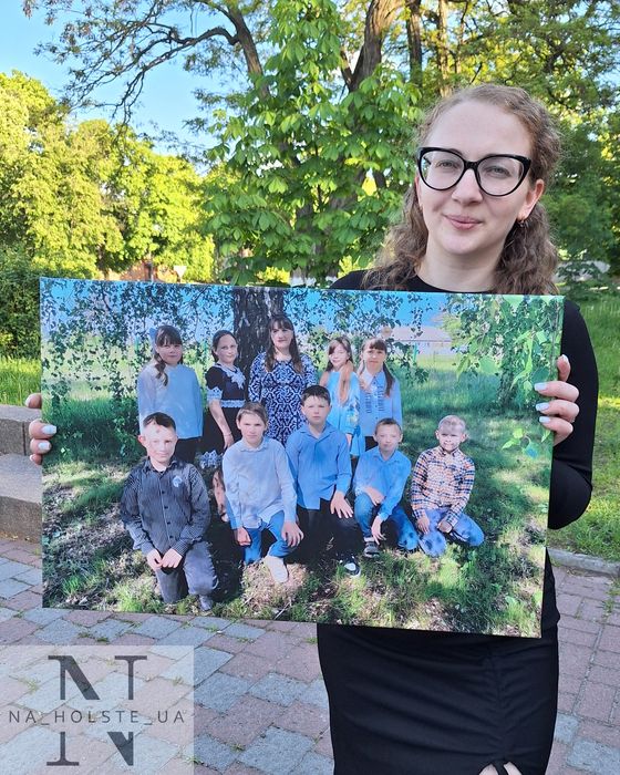 Друк картин на полотні, холсте по фото!Печать портрету.  Холст