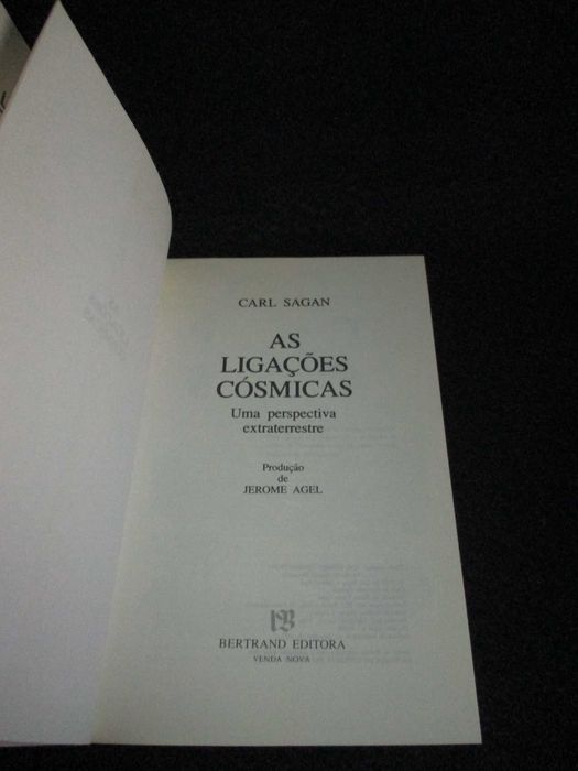 Livro​ As Ligações Cósmicas Uma Perspectiva Extraterrestre Carl Sagan