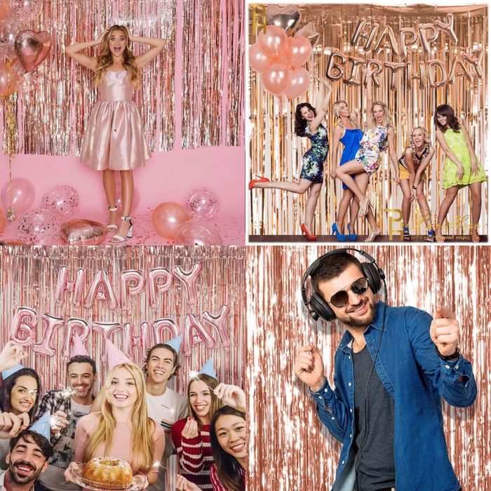 Шторы из дождика фольги банер фон для свята на свадьбу день рождения