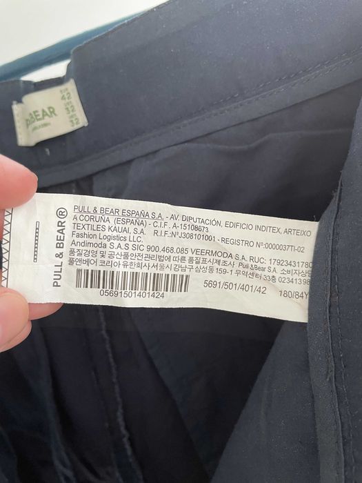 Шорти PullAndBear темно-сині розмір 42