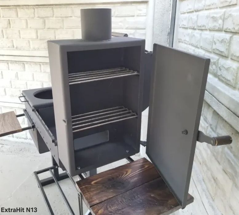 •3/4/5мм • Мангал 3в1: Барбекю, Гриль, Коптильня, Печь под Казан