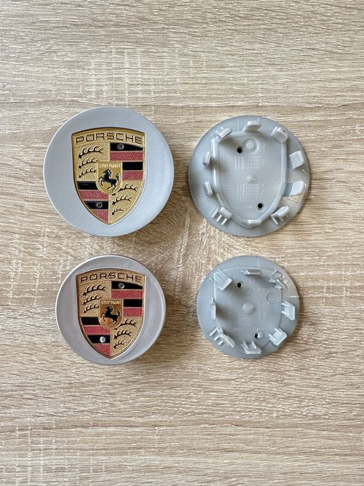 Conjunto 4 Centros Jantes Porsche 56mm 60mm 65mm 68mm 76mm