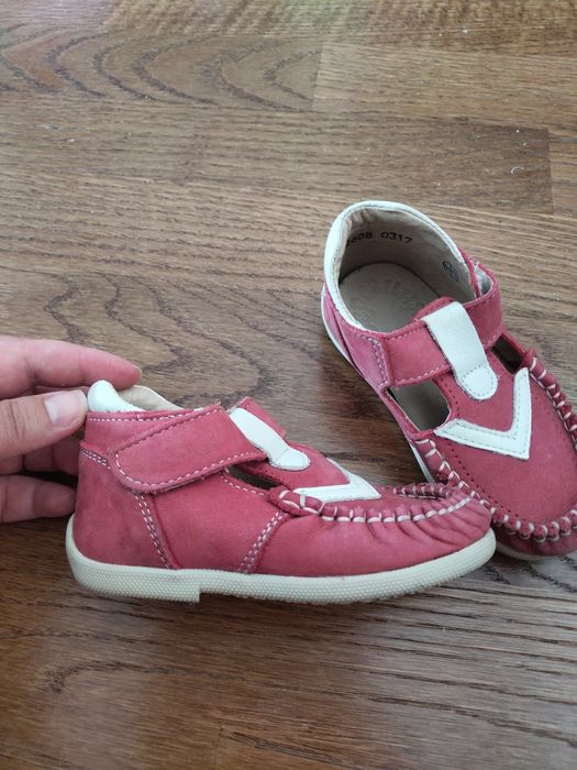 Ортопедичні сандалі мокасини Берегиня 22 нат шкіра