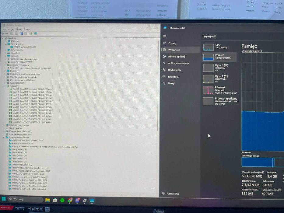 Komputer Gamingowy RTX 4060 / i5 / 16GB RAM / SSD – Kraków