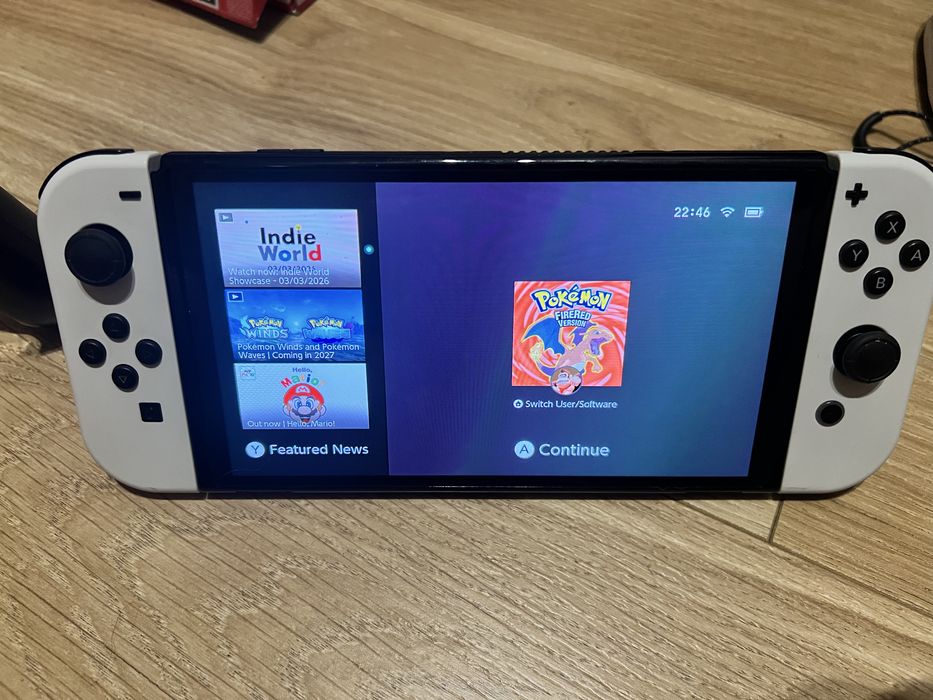 Nintendo Switch Oled Bialy