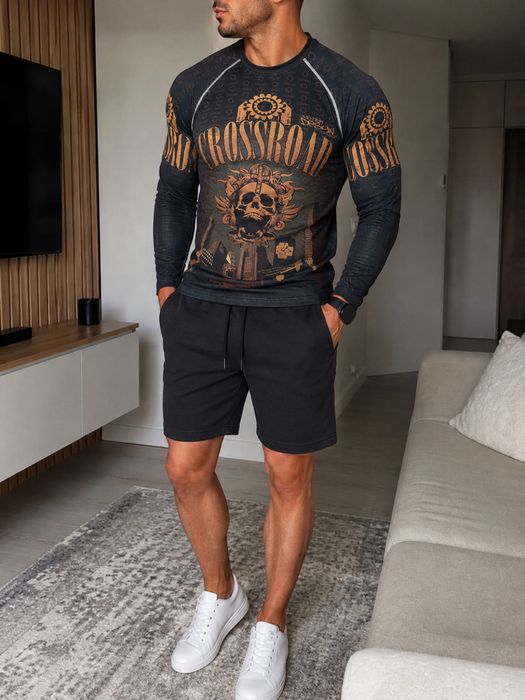 FIXGEAR CFL27 Crossroad Rashguard męski L/S | CrossFit MMA Siłownia | Stan bardzo dobry