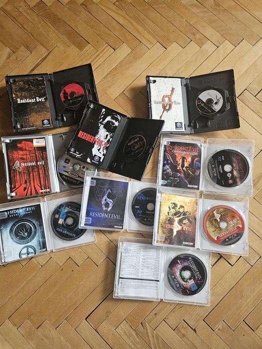 Resident evil duży zestaw ps2 ps3 ps4 gamecube + filmy capcom retro