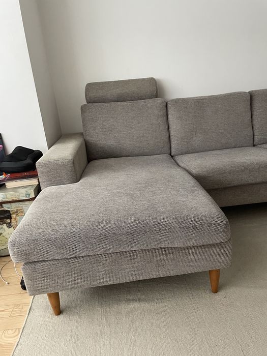 Sofá 3 lugares BoConcept com chaiselong