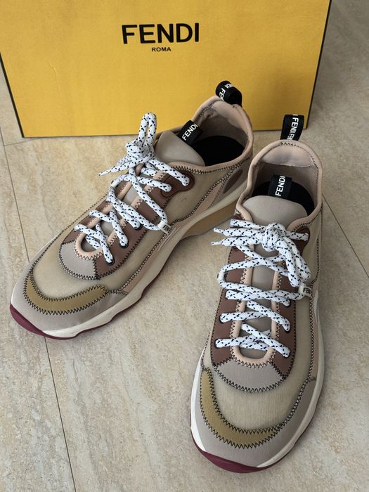 Кросівки  Fendi Freedom FF Patchwork Sneakers