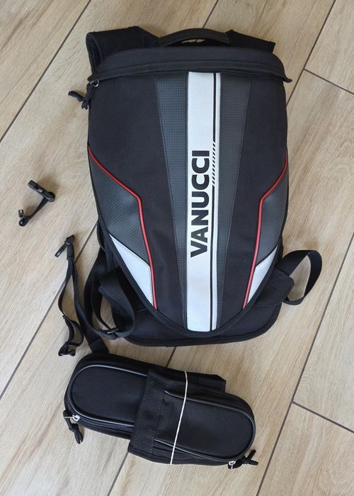 Plecak sportowy na motocykl Vanucci NOWY, nie używany