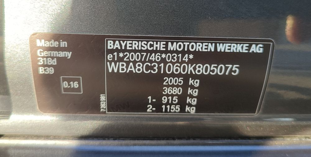 BMW 318d ED Sport Line