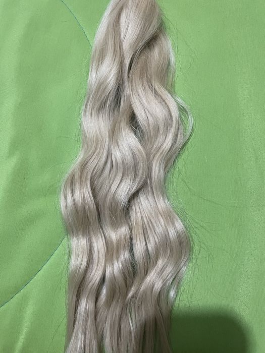 Extensao de cabelo humano loiro