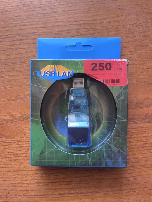 Мережевий алаптер через USB 2.0 до RJ-45