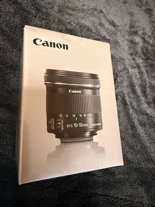 Об'єктив Canon EF-S 10-18. Стан ідеальний. Використовувався обережно.