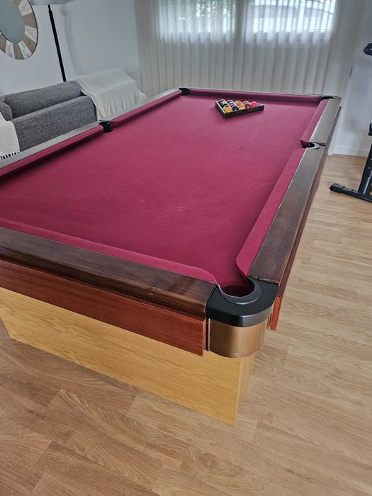 Mesa de snooker EMC com pedra ardósia