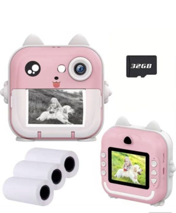 Дитячий портативний фотопринтер для миттєвого друку з Bluetooth