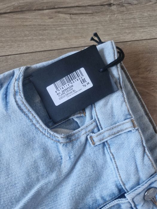 nowe jeansy spodnie jeansowe twinset flare denim 26 xs s 34 36