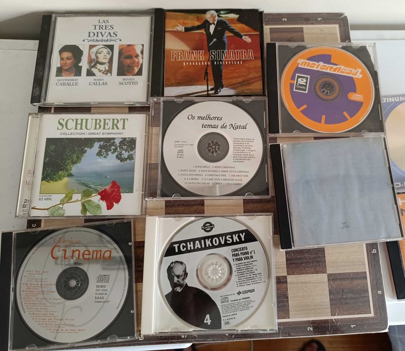 8 CDs Música Clássica, de Natal e outras