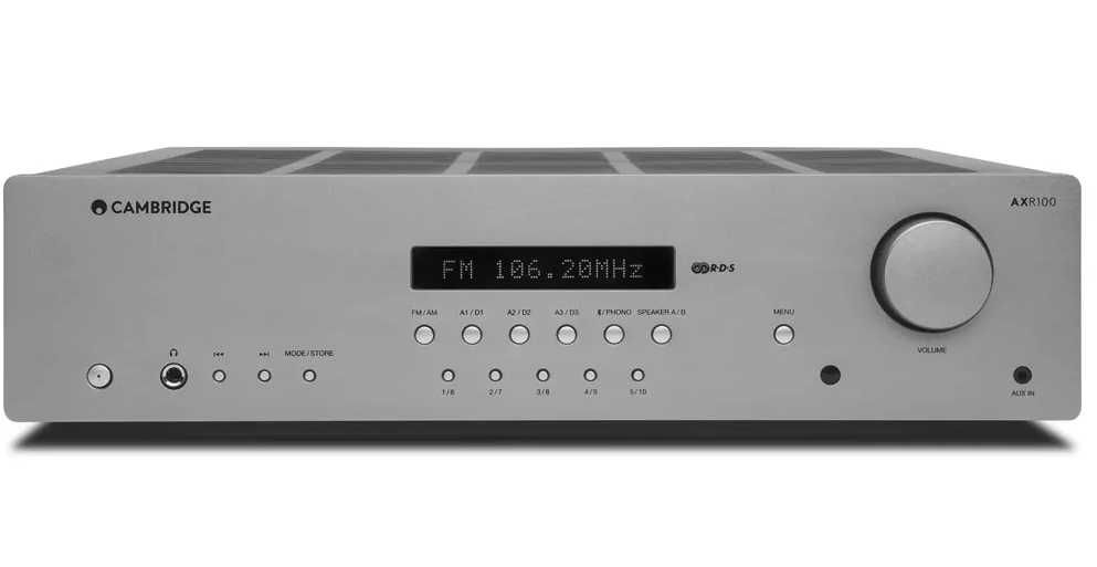 Cambridge Audio AXR100 – nowy amplituner stereo 2 × 100 W Bluetooth WYPRZEDAŻ