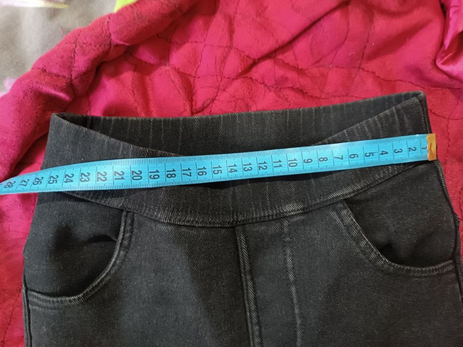 Джинсы для девочки на флисе зимние